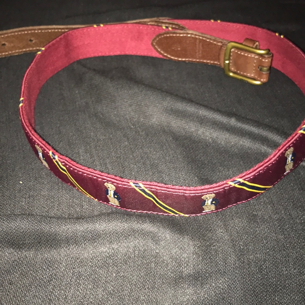 Ralph Lauren polo bear belt